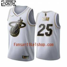 NBA Miami Heat Trikot Kendrick Nunn 25 Nike 2019-2020 Weiß Golden Edition Swingman - Kinder